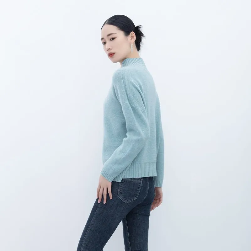 Blue Green Wool Sweater