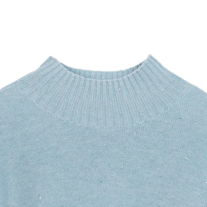 Blue Green Wool Sweater