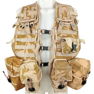 British Desert Assault Vest Set