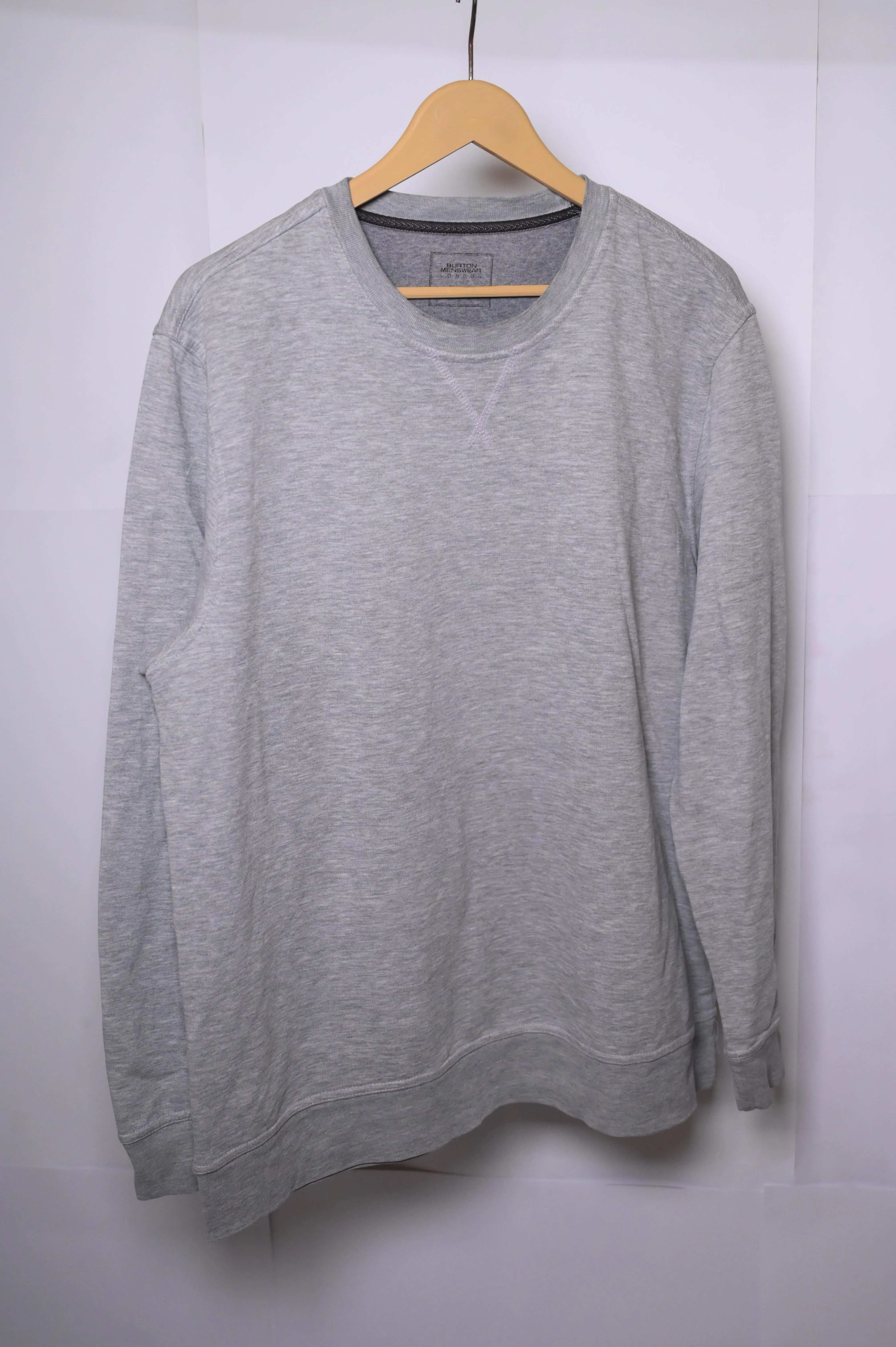 Burton Menswear Grey XL Sweatshirt – Excellent Condition