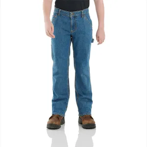 CARHARTT DENIM UTLY JEAN CHILD DENIM MEDIUM WASH