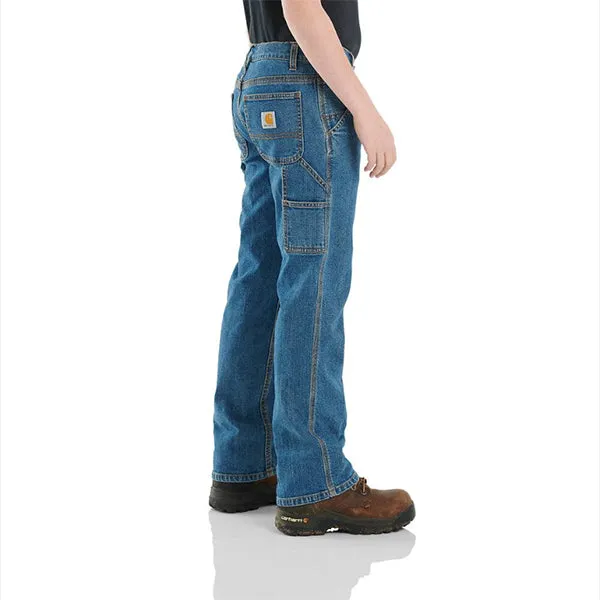 CARHARTT DENIM UTLY JEAN CHILD DENIM MEDIUM WASH