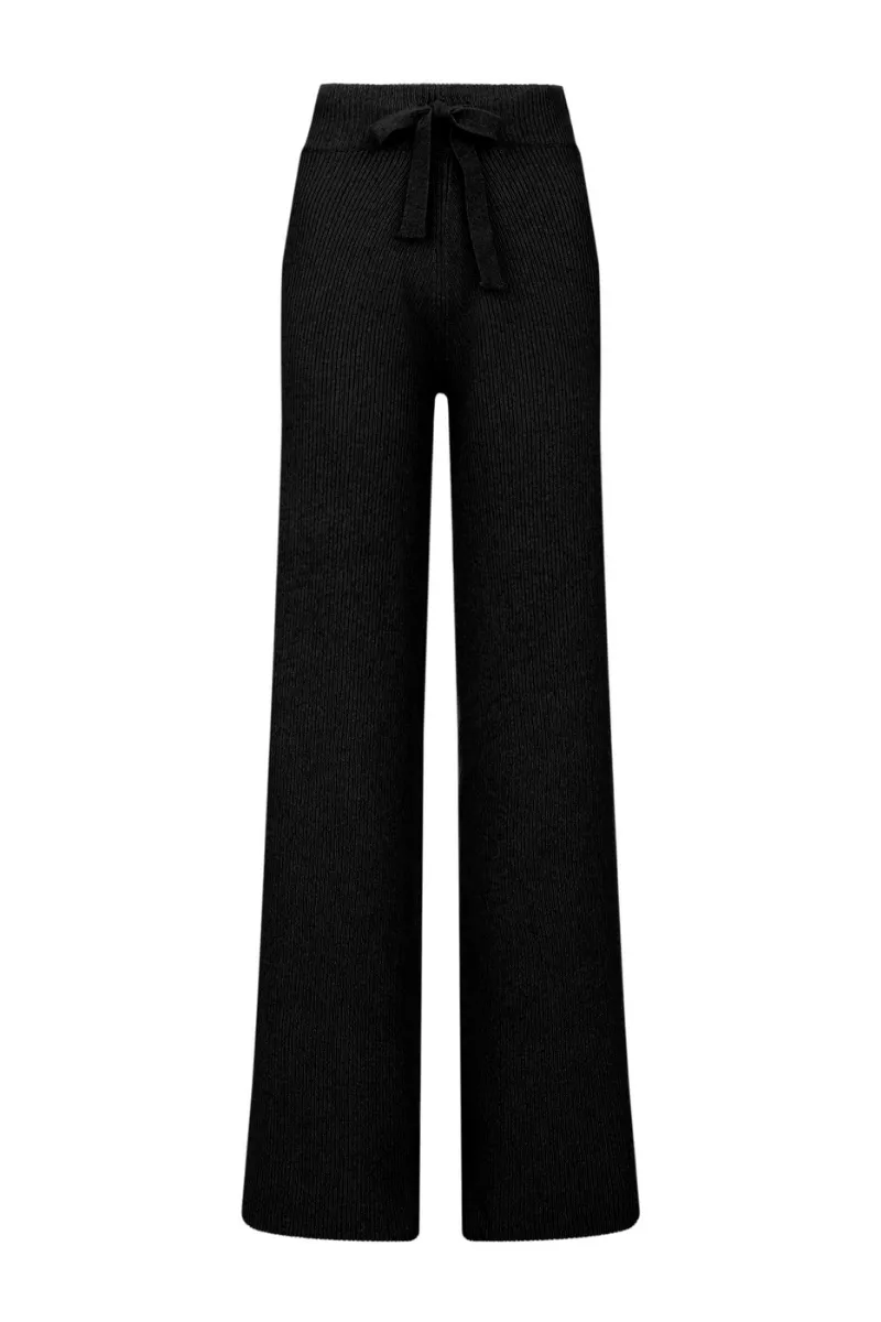 COMO CASHMERE TROUSER IN BLACK