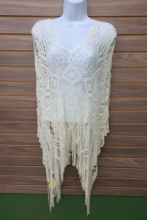 Crocheted shawl