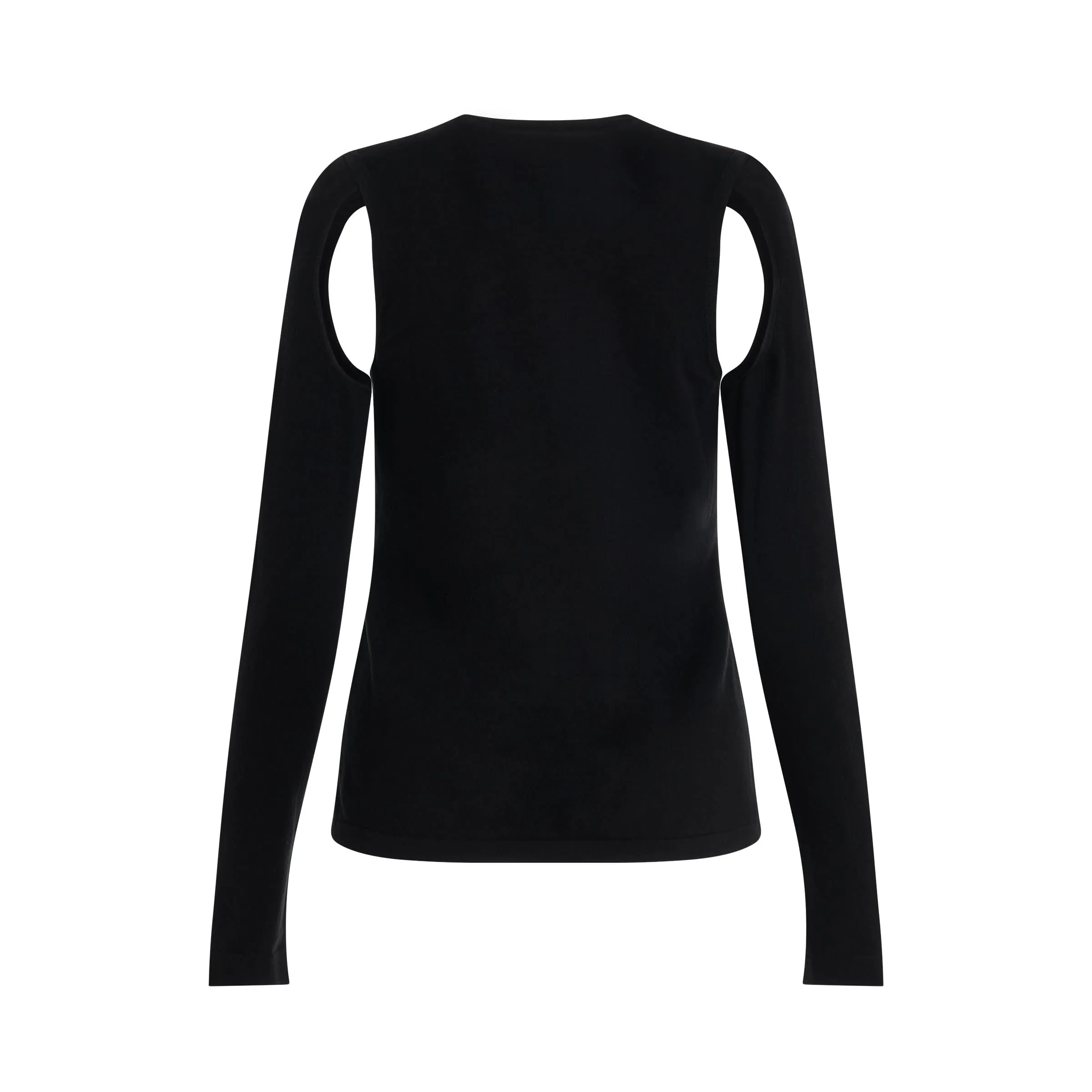 Cut Out Sweater in Black