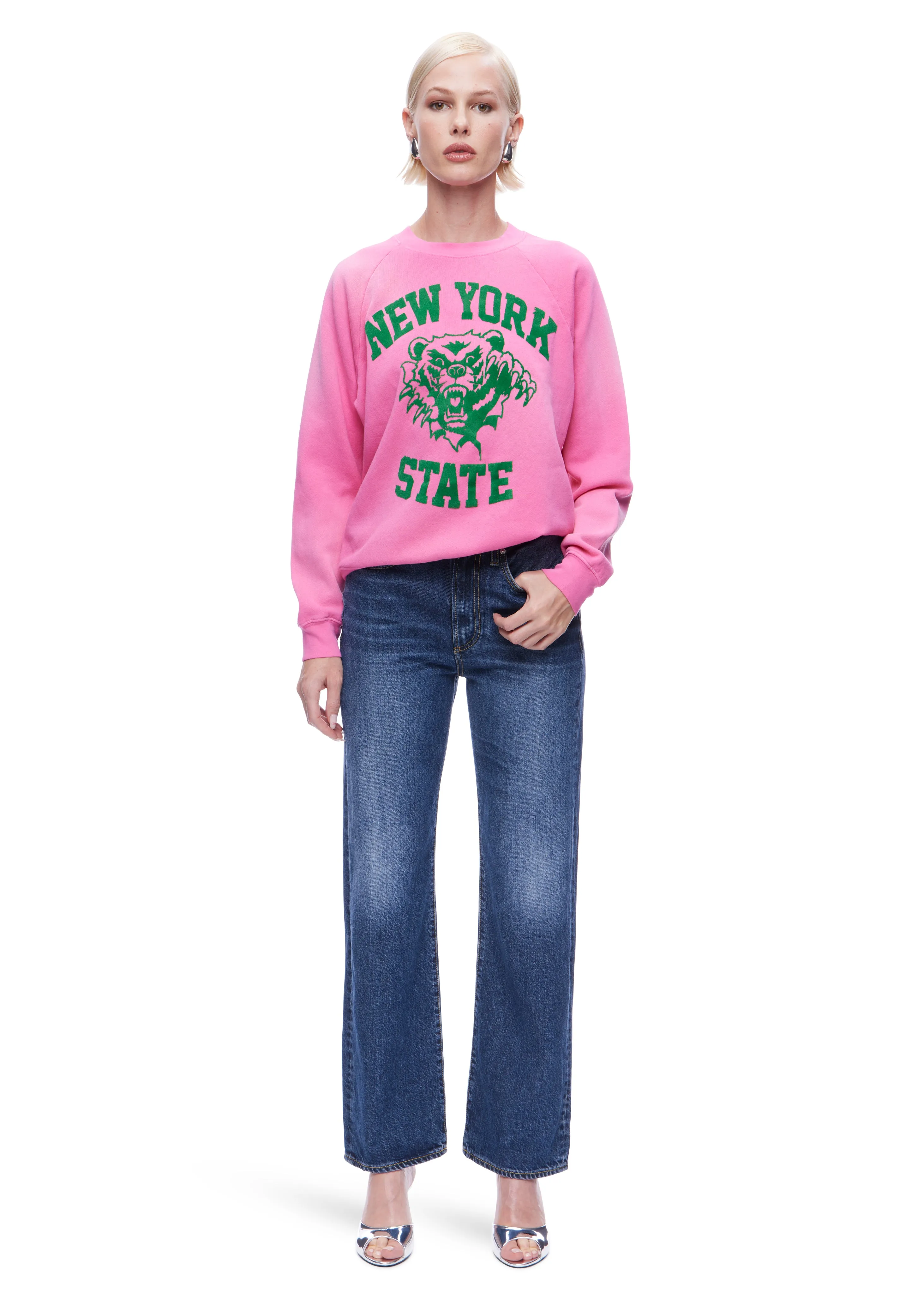 Daydreamer New York State Bear Vintage Sweatshirt