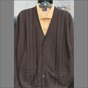 Dg's Brown Pattern Cardigan^