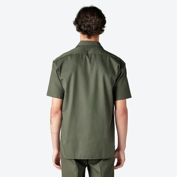 Dickies Short Sleeve Work Shirt - Olive Green