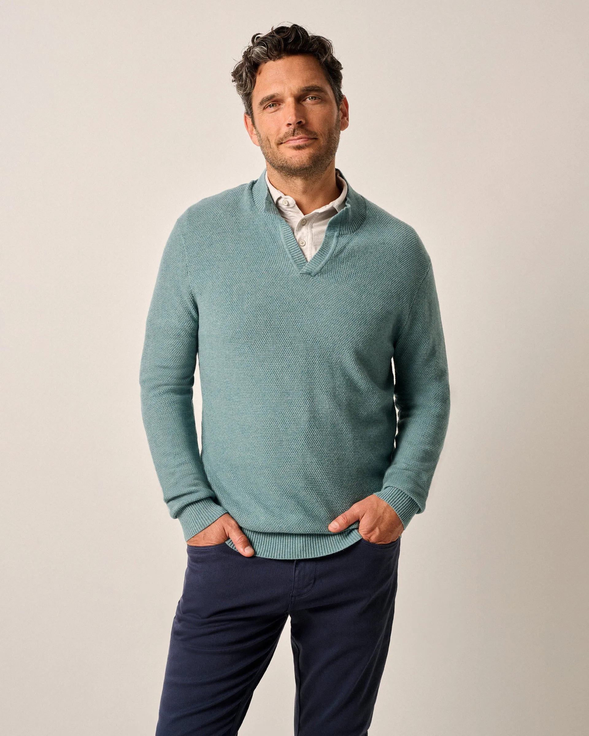 Esteban Johnny Collar Sweater