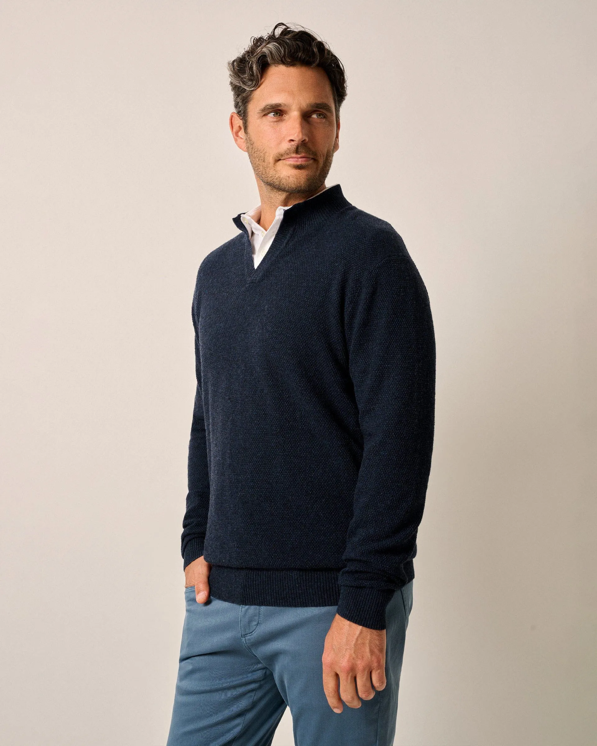 Esteban Johnny Collar Sweater