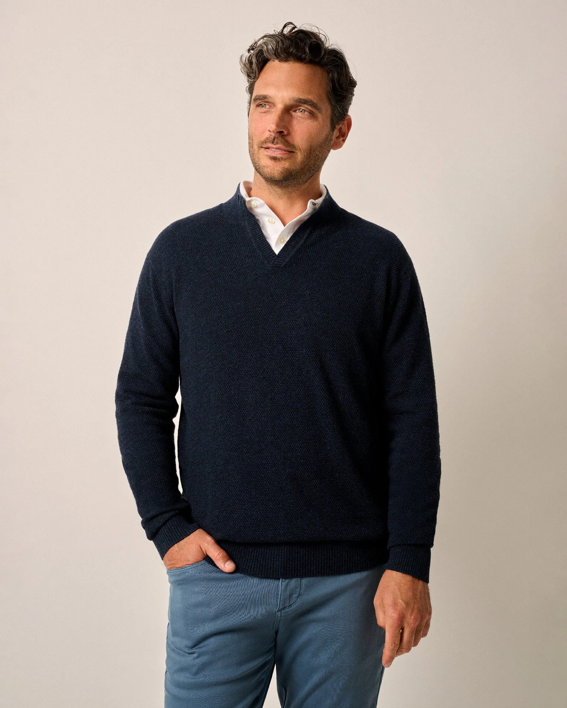 Esteban Johnny Collar Sweater