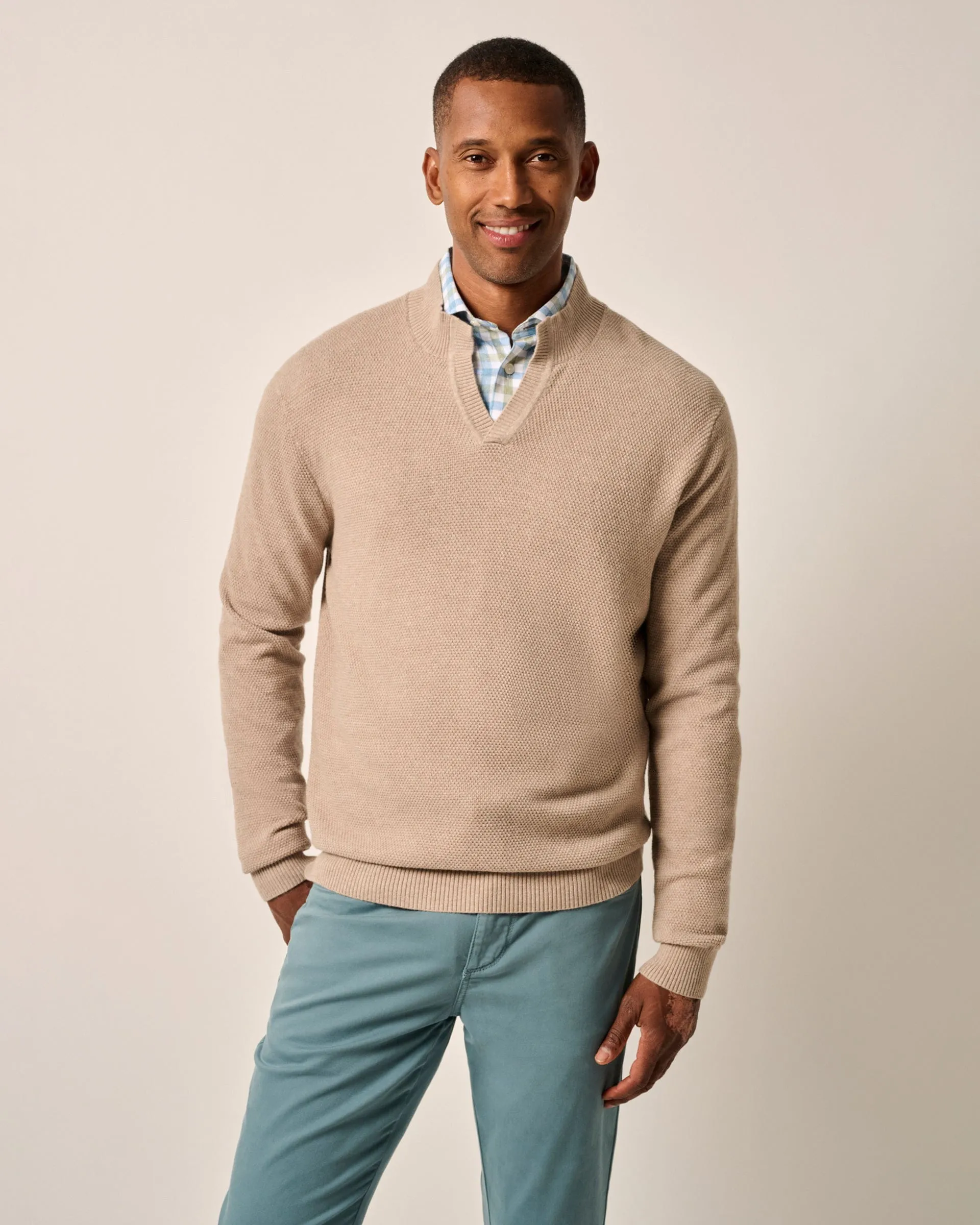 Esteban Johnny Collar Sweater