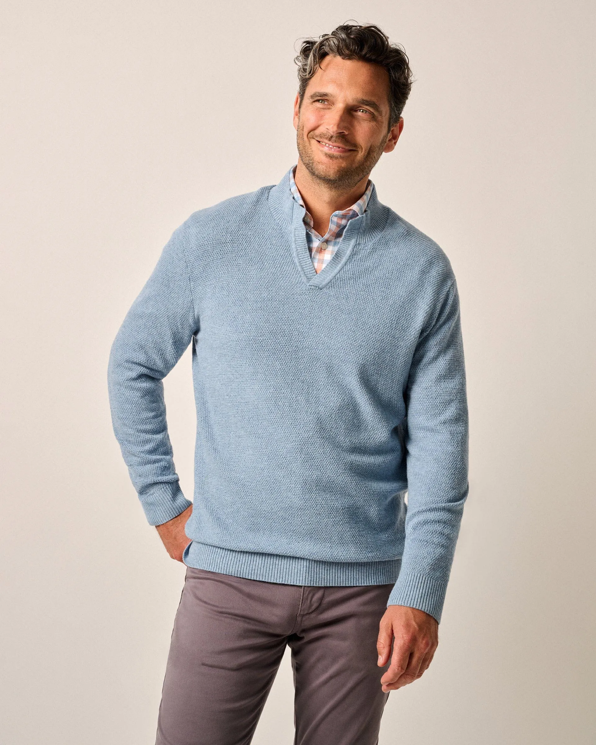 Esteban Johnny Collar Sweater