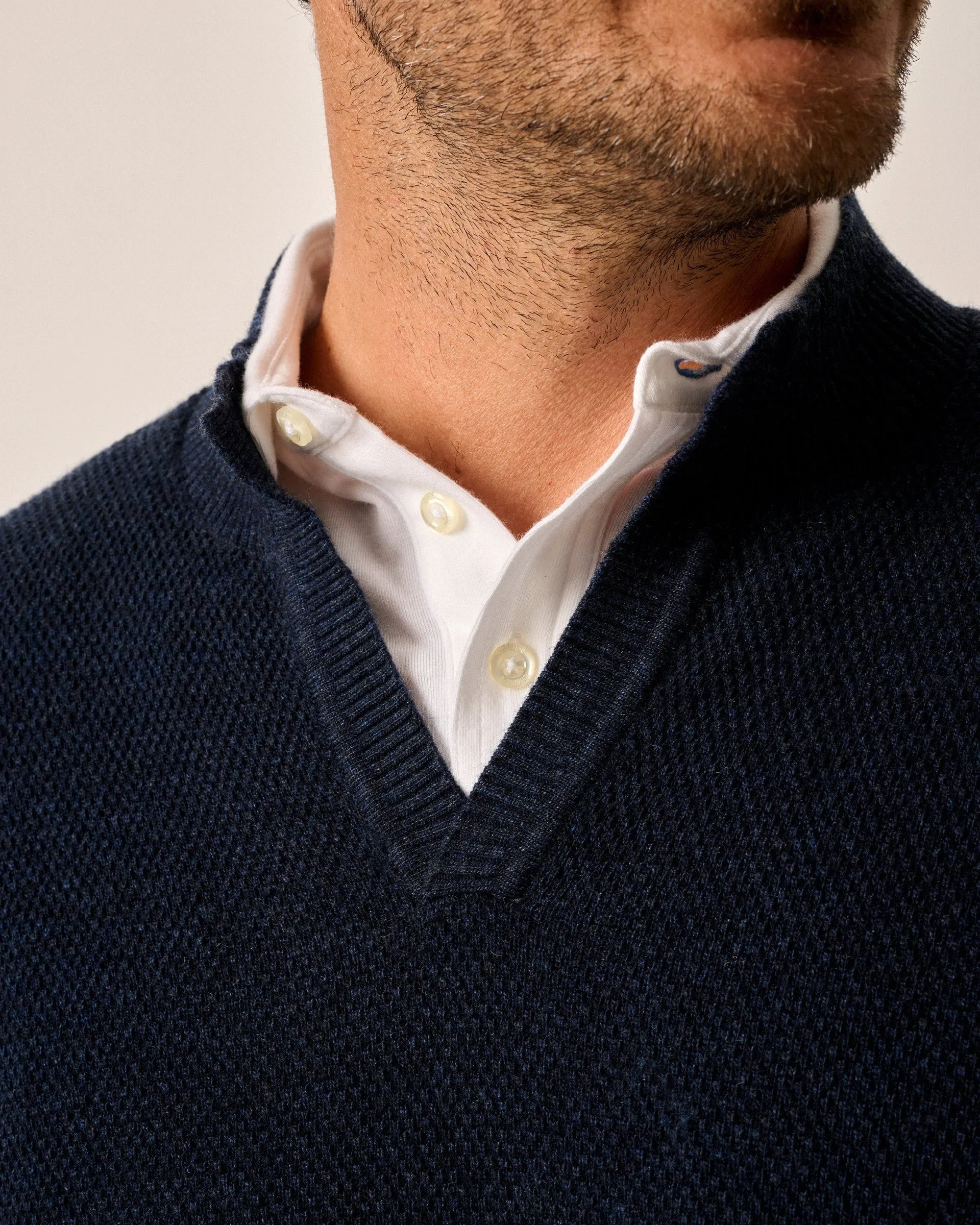 Esteban Johnny Collar Sweater