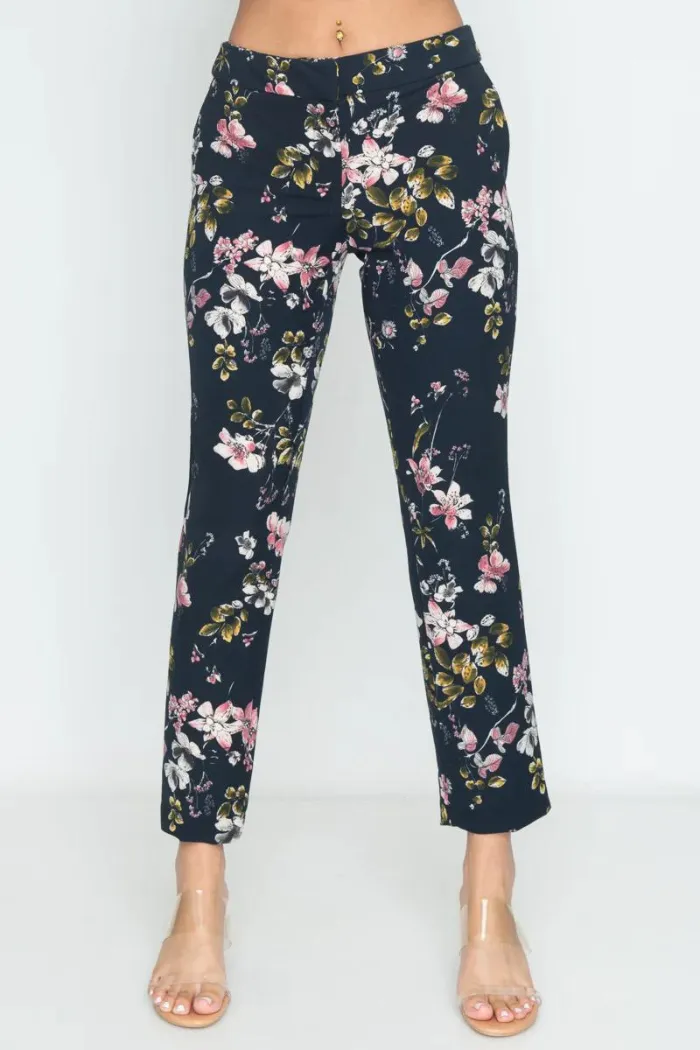 Floral Cropped pants