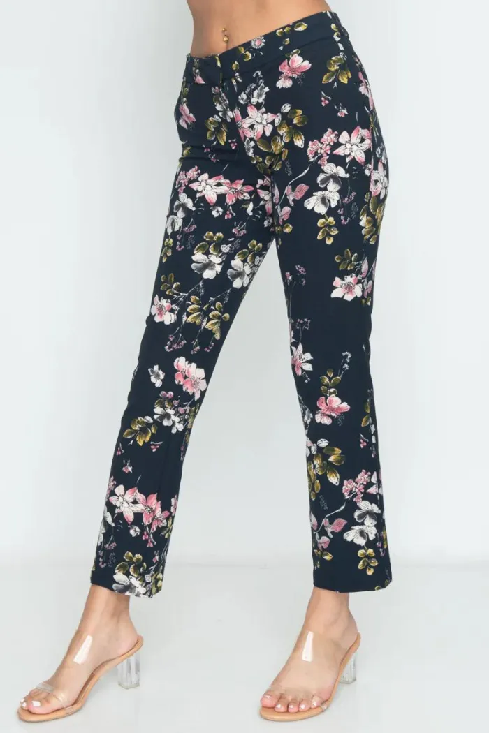 Floral Cropped pants