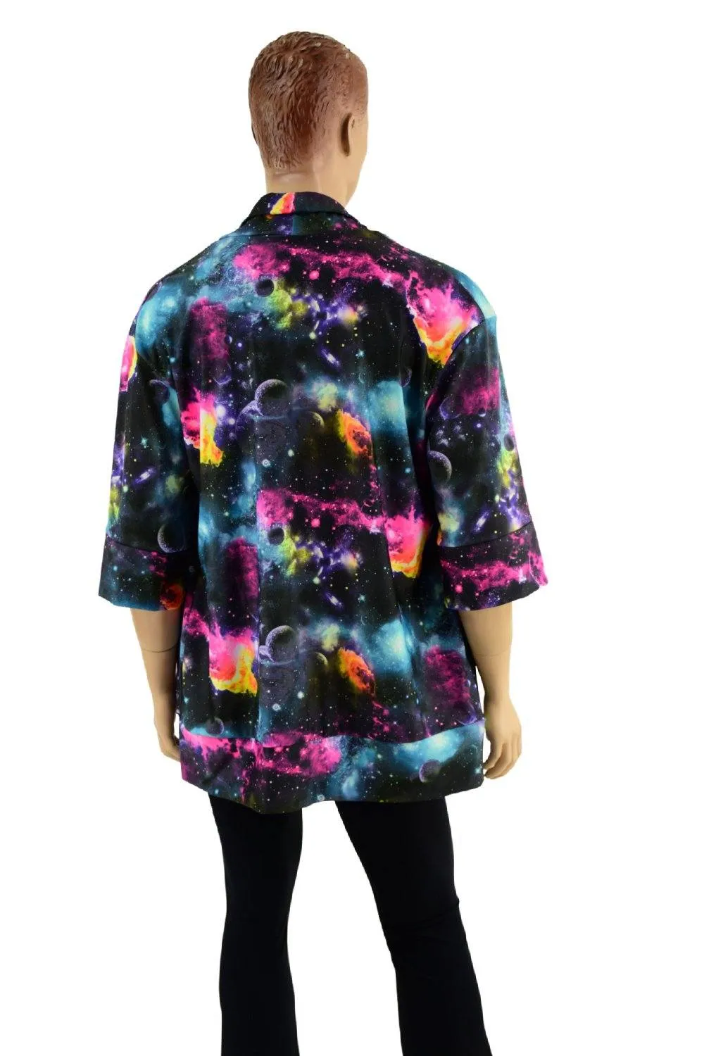 Galaxy UV Glow Short Sleeve Not-A-Cardigan