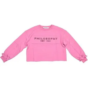 Girls Fuchsia Pink Sweatshirt