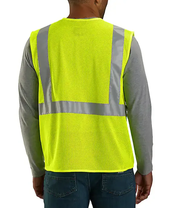 High-Visibility Mesh Multi-Pocket Class 2 Vest