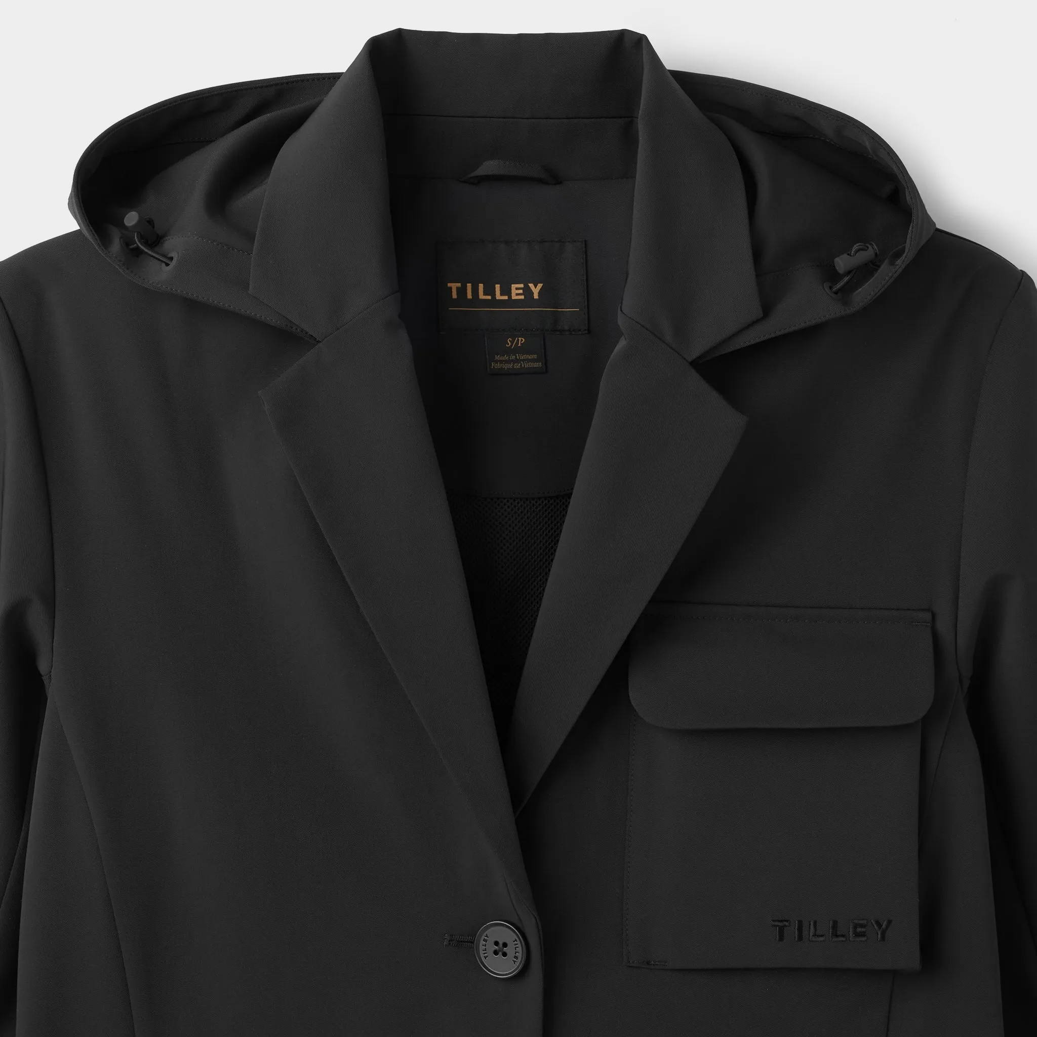 Hooded Tech Blazer