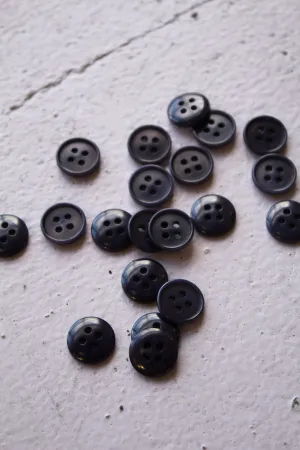 Italian Corozo Button 15MM | Navy