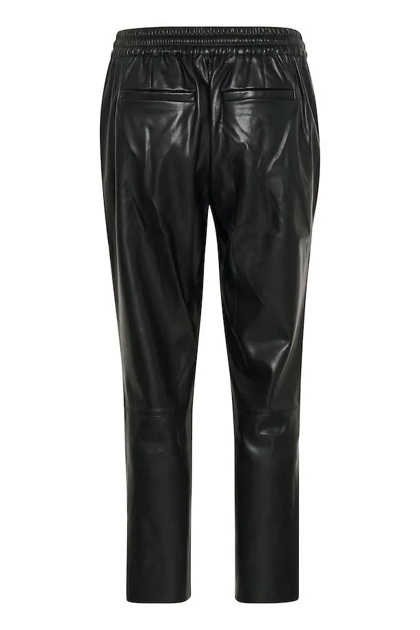 Kaffe Villa Pants 7/8 in Black Deep