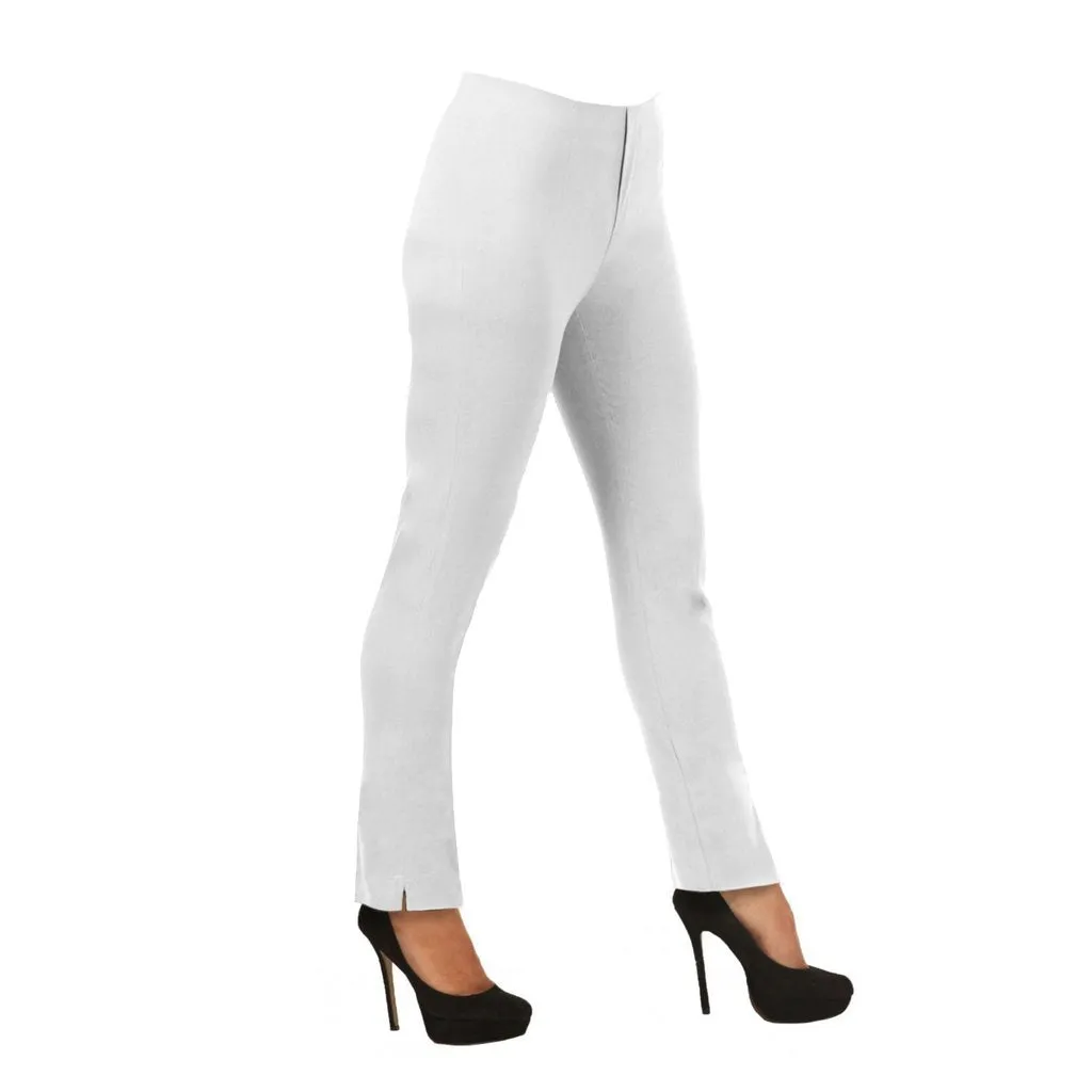 Lize White Straight Pant