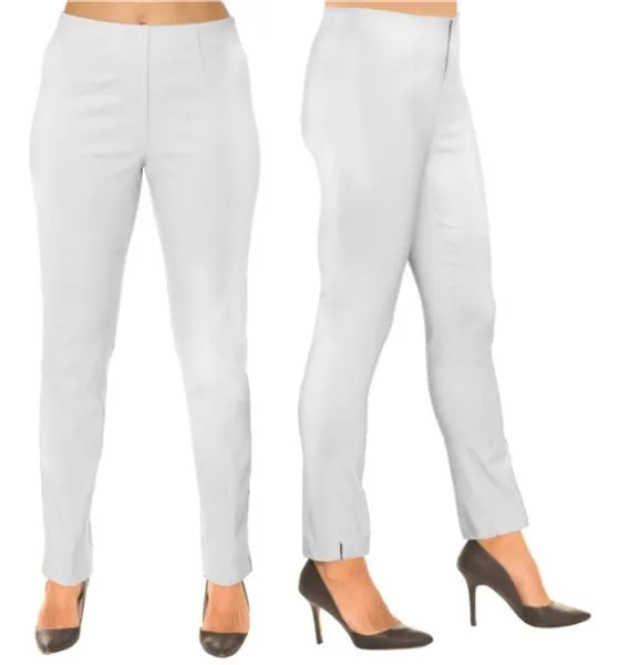 Lize White Straight Pant