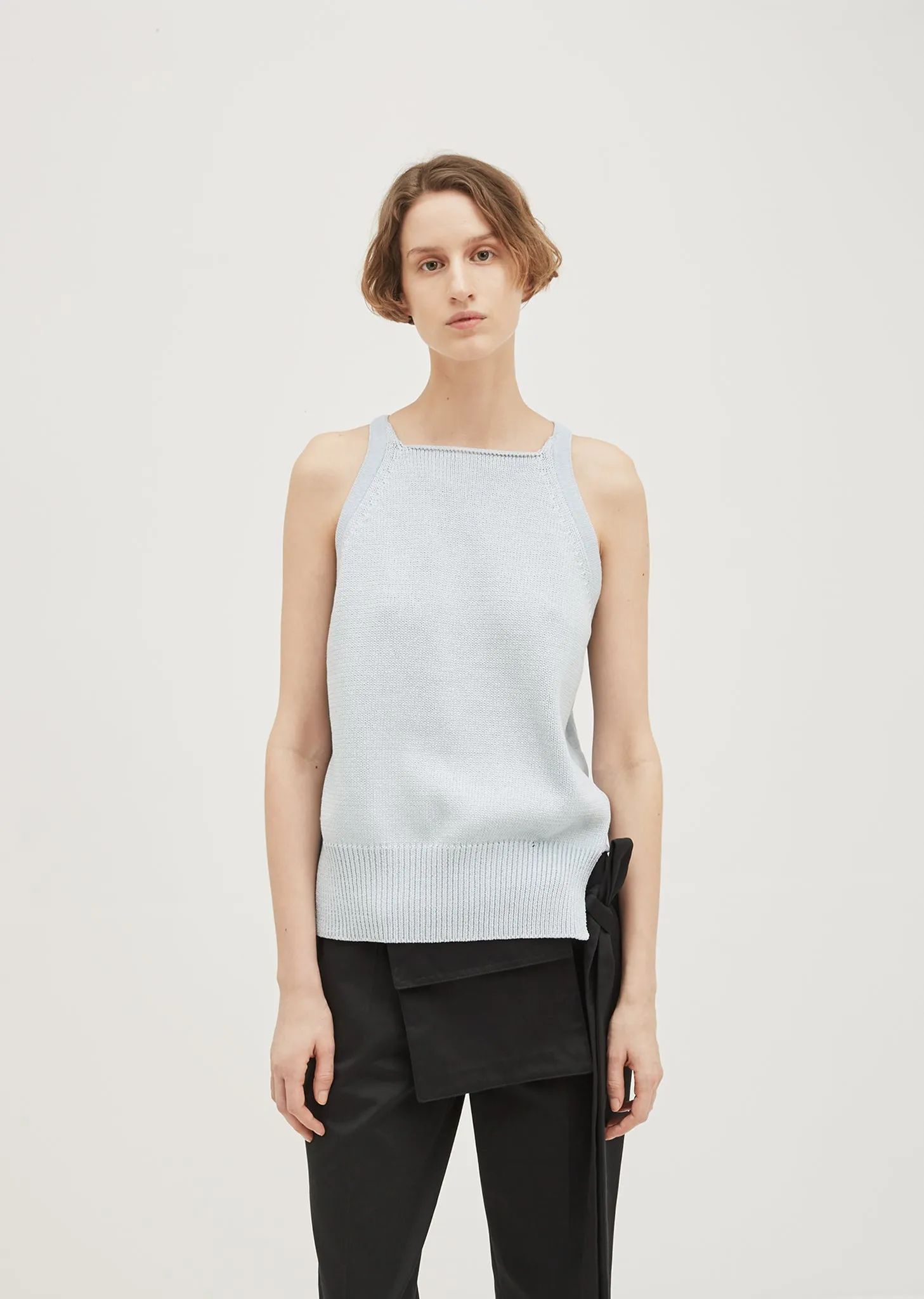 Mercerized Cotton Knit Tank