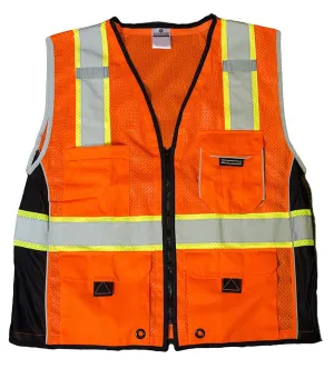 ML Kishigo Black Series Safety Vest #1514