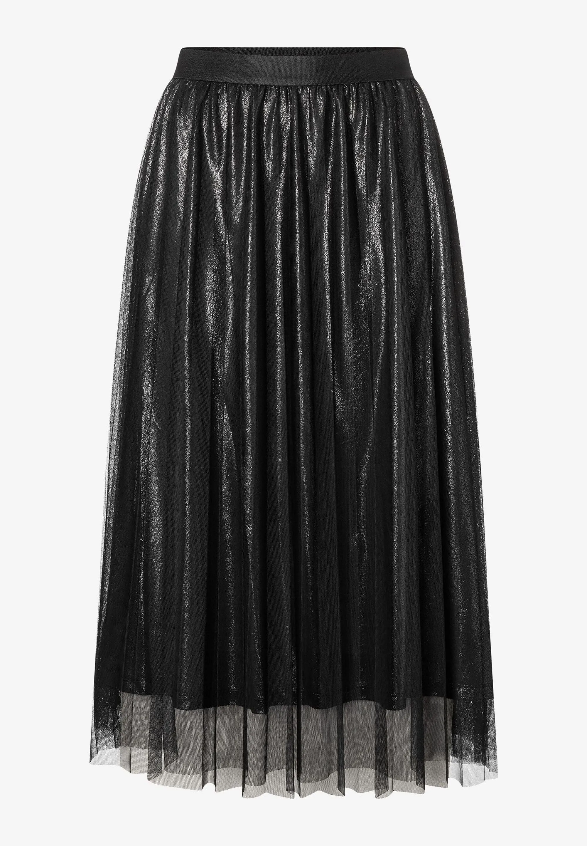 More & More Mesh Skirt With Glitter Effect Black