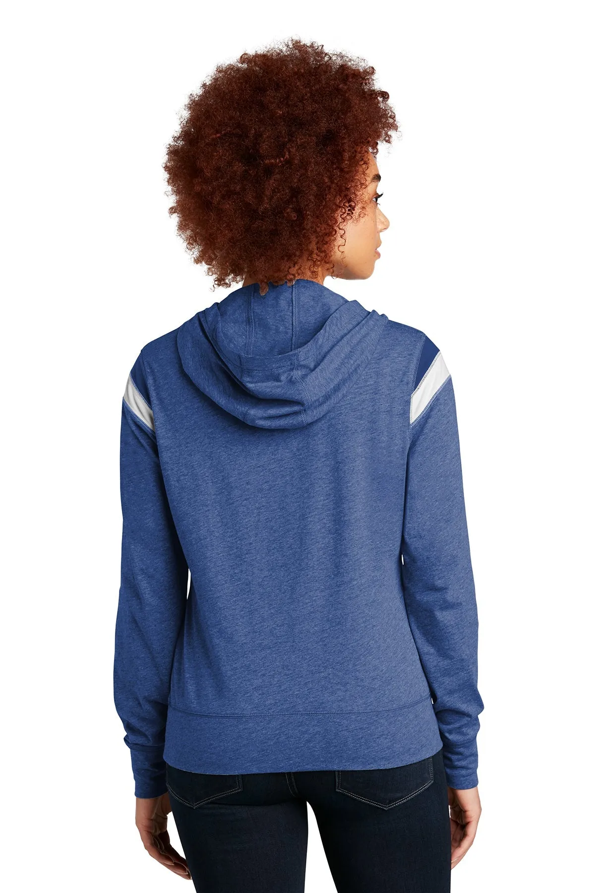 New Era Ladies Heritage Custom Hoodies, Royal Heather