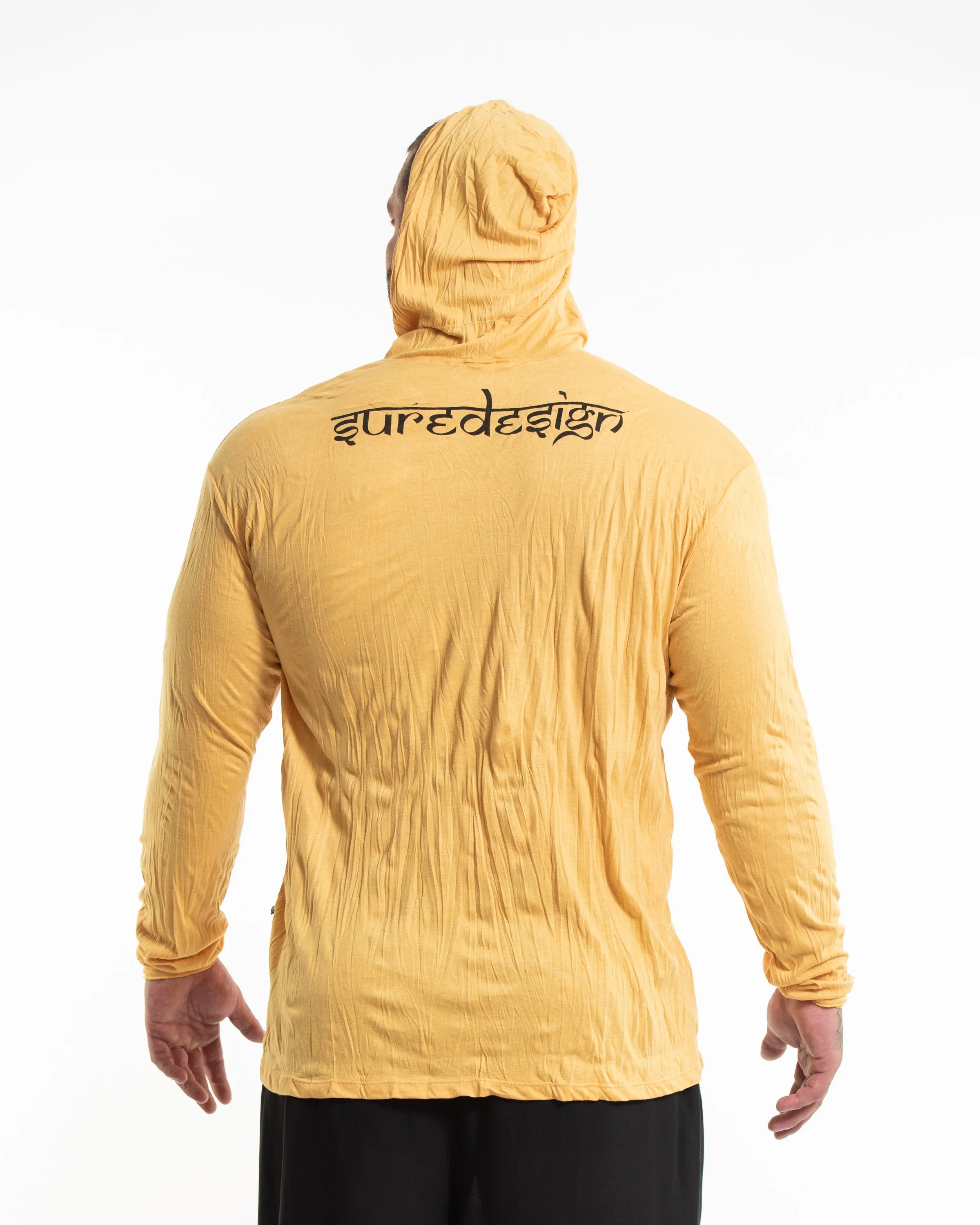 Plus Size Unisex Magic Mushroom Hoodie in Yellow