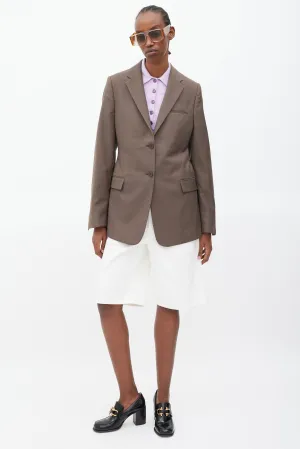 S/S 2020 Brown Wool Blazer