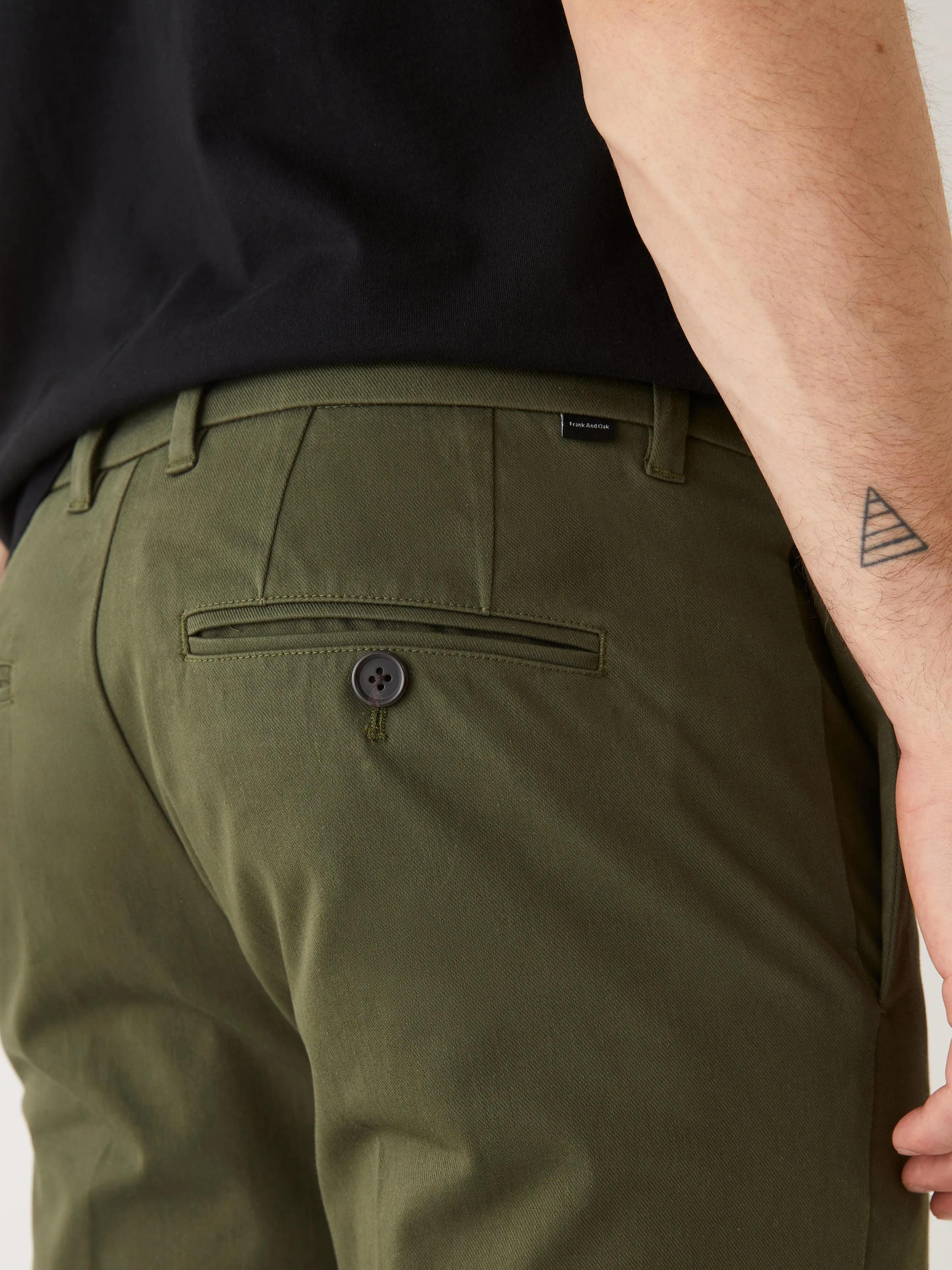 The Tapered Flex Worker's Pant in Khaki