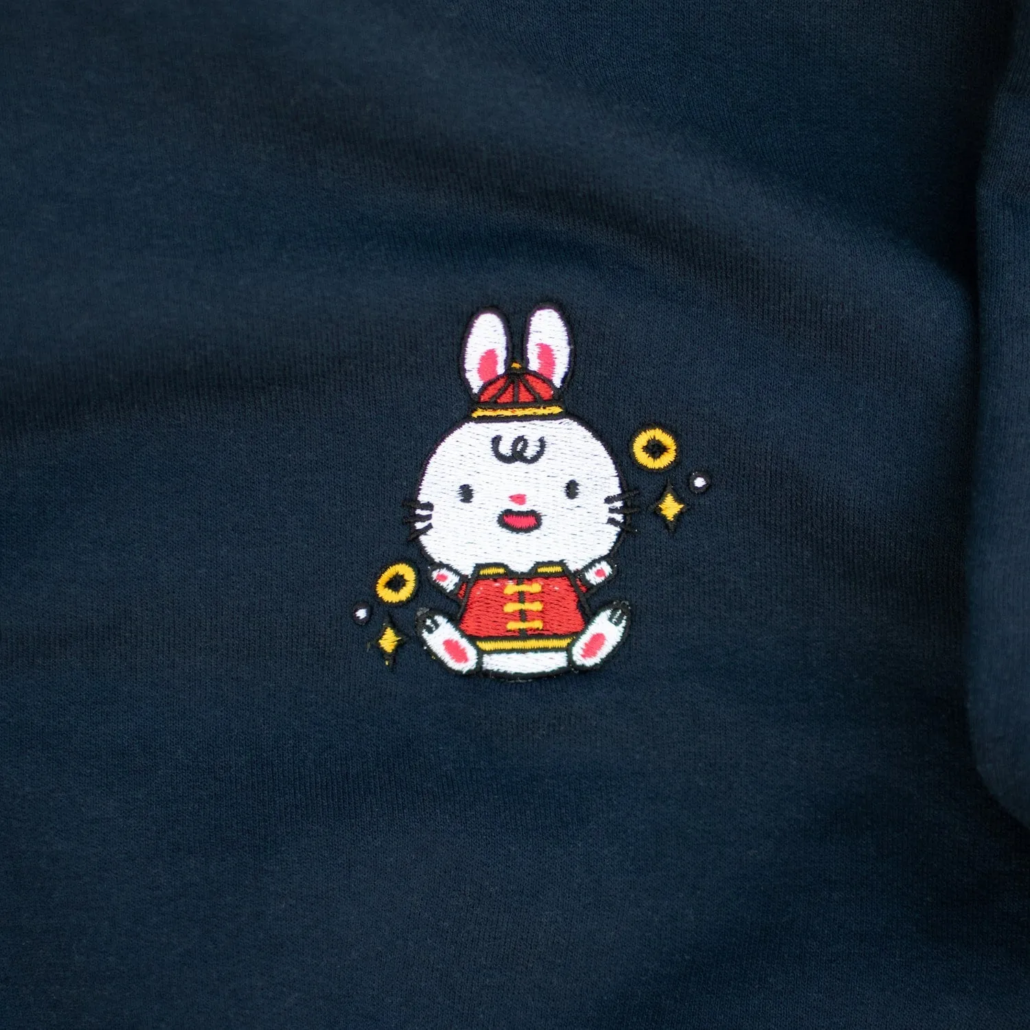 Year of the Rabbit Embroidered Hoodie