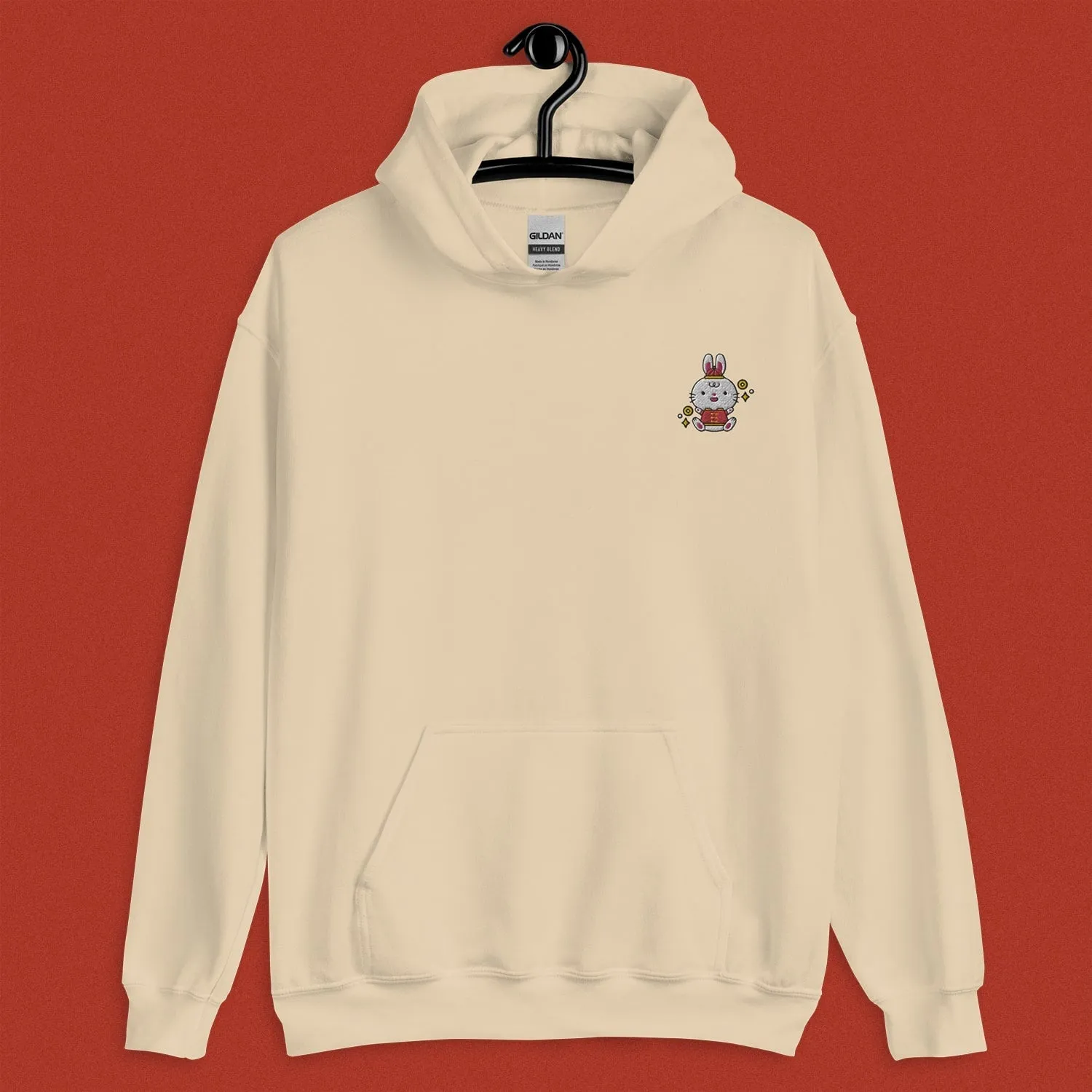 Year of the Rabbit Embroidered Hoodie