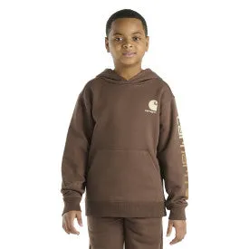 Youth Long Sleeve Graphic Sweatshirt - Chestnut