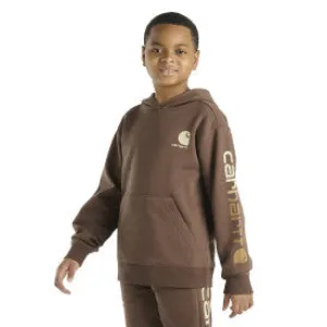 Youth Long Sleeve Graphic Sweatshirt - Chestnut