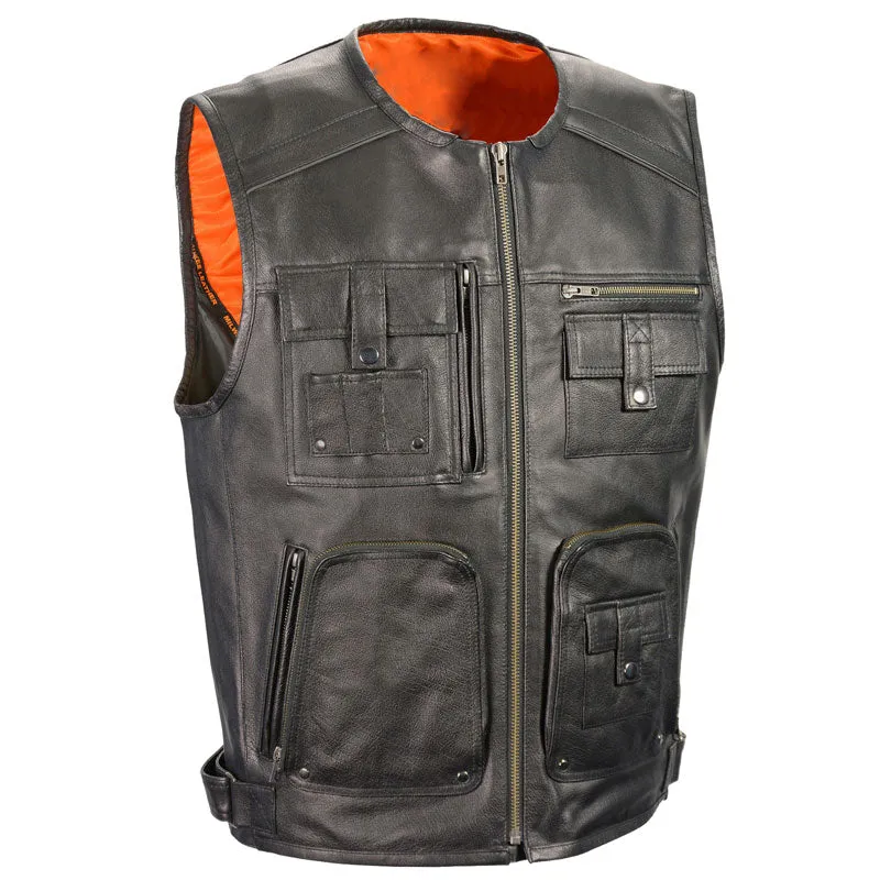 ZIPPER FRONT SUPER UTILITY MULTI POCKET VEST